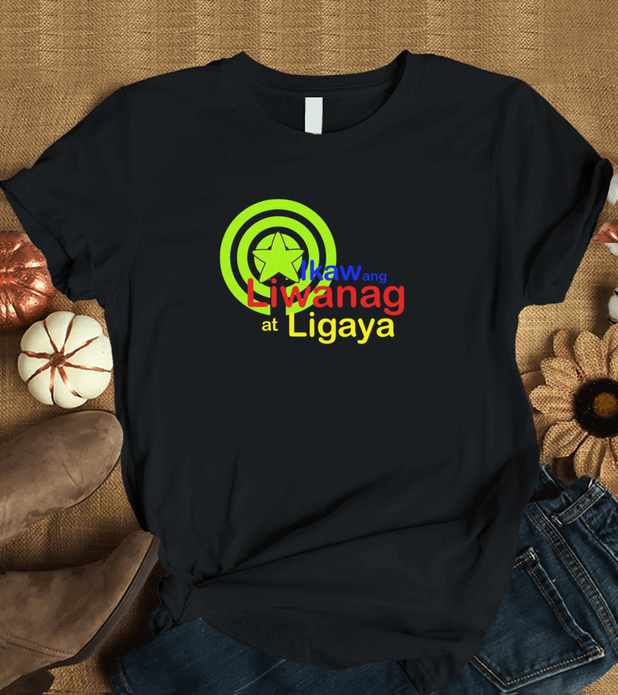 ABS CBN Ikaw Ang Liwanag At Ligaya Star Symbol Circles T-Shirt