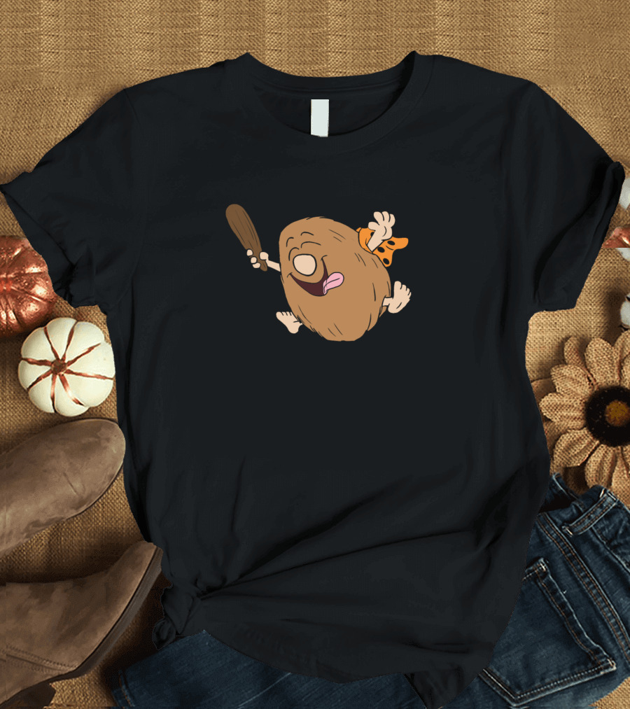 Little Caveman's Joyful Leap T-Shirt