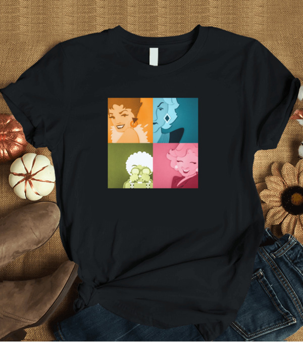 T-Shirt: We Are Golden Girls Cartoon Characters Pop T-Shirt We Are Golden Girls Cartoon Characters Pop T-Shirt