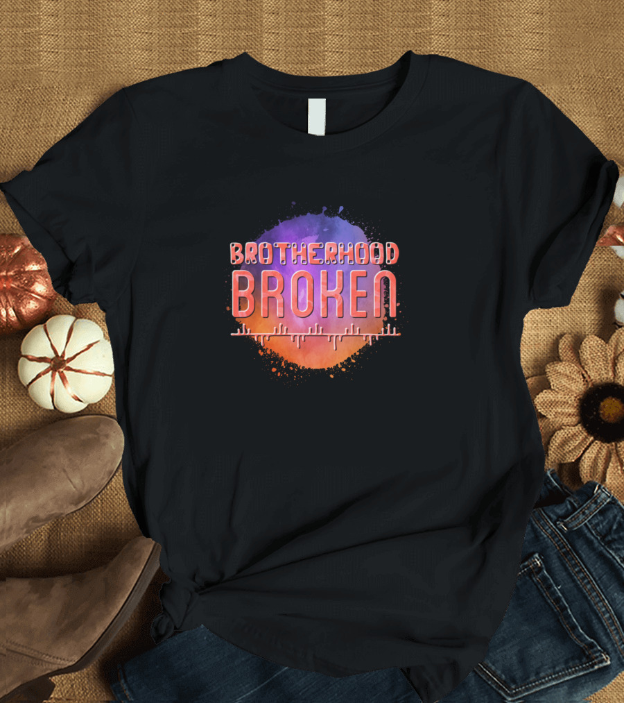 Brotherhood Broken Watercolor Burst T-Shirt