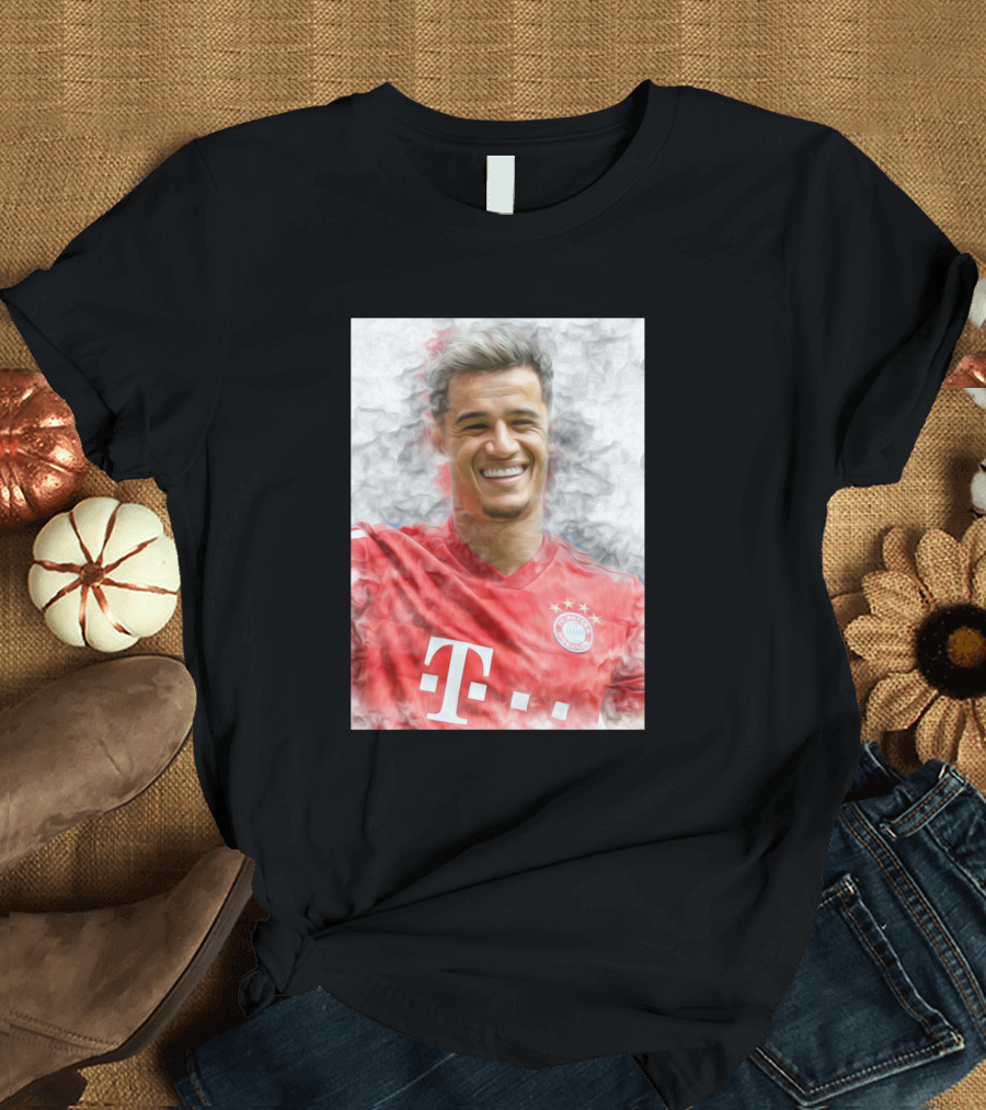 Philippe Coutinho Bayern Munich Football Player T-Shirt