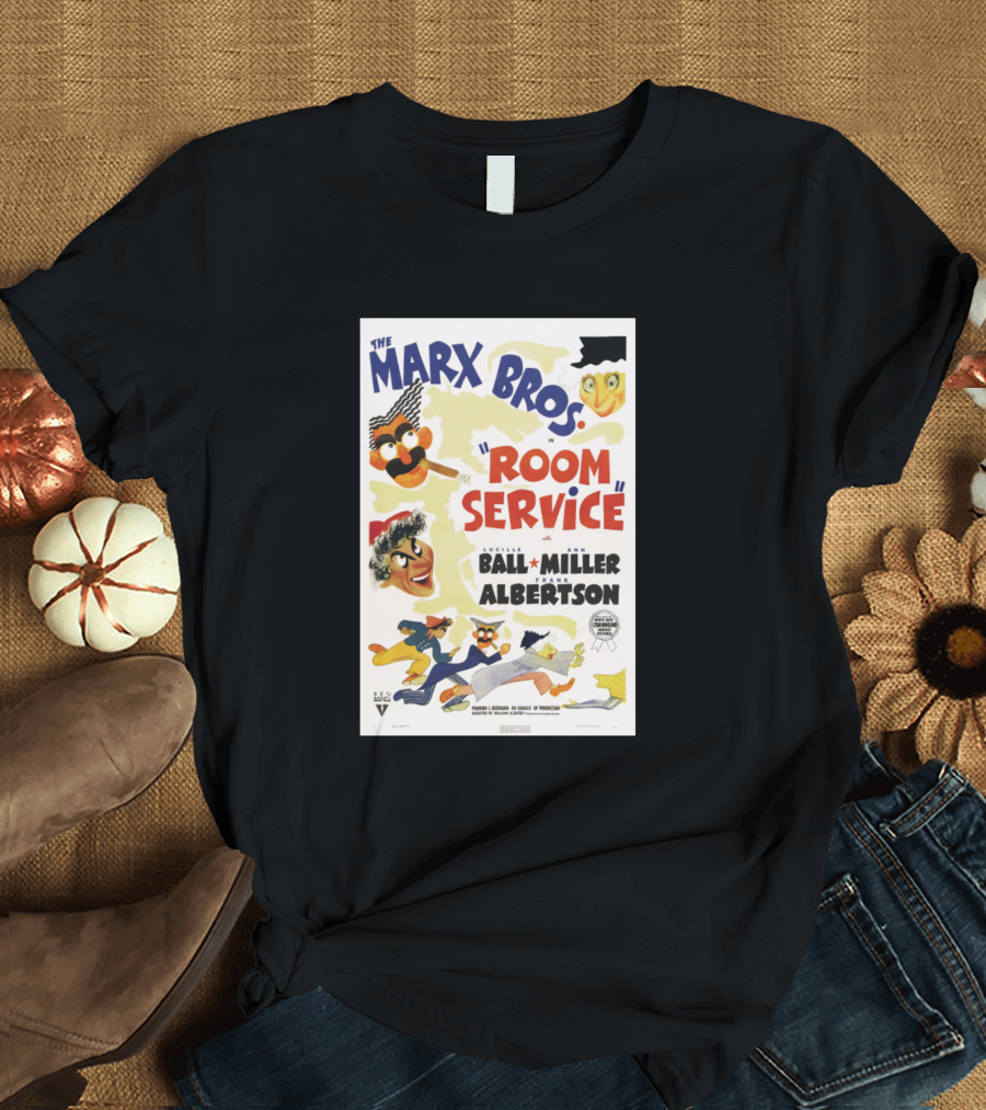 The Marx Bros Room Service Lucille Ball Miller Albertson 1938 T-Shirt