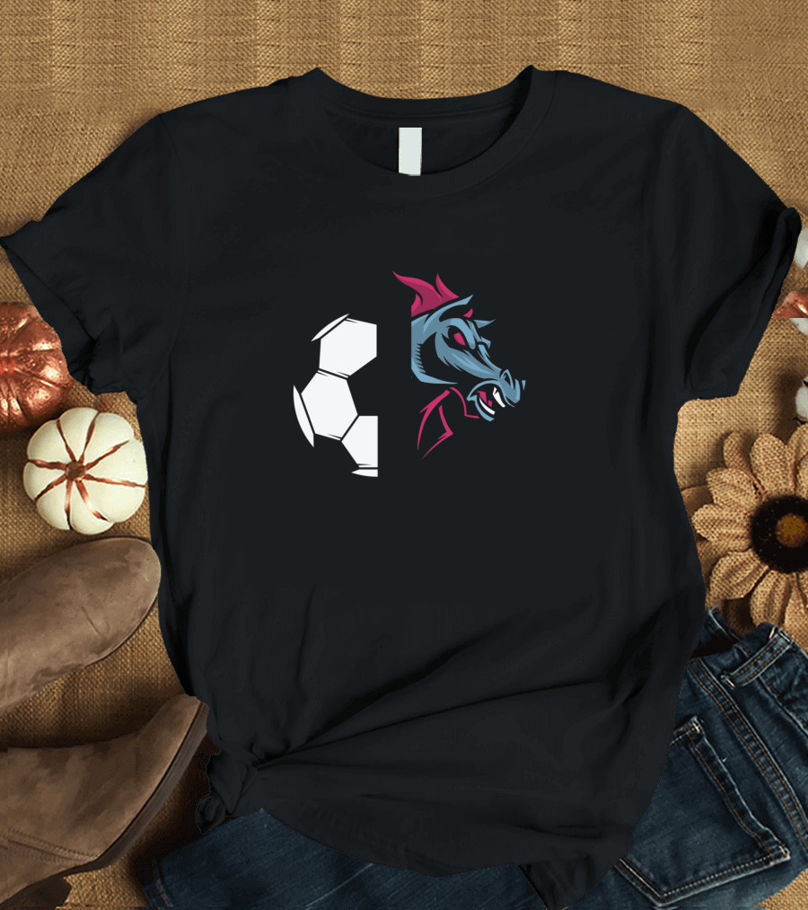 Mustangs Soccer Fierce Horseball T-Shirt