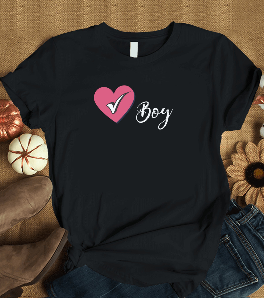Certified Check Heart Boy T-Shirt