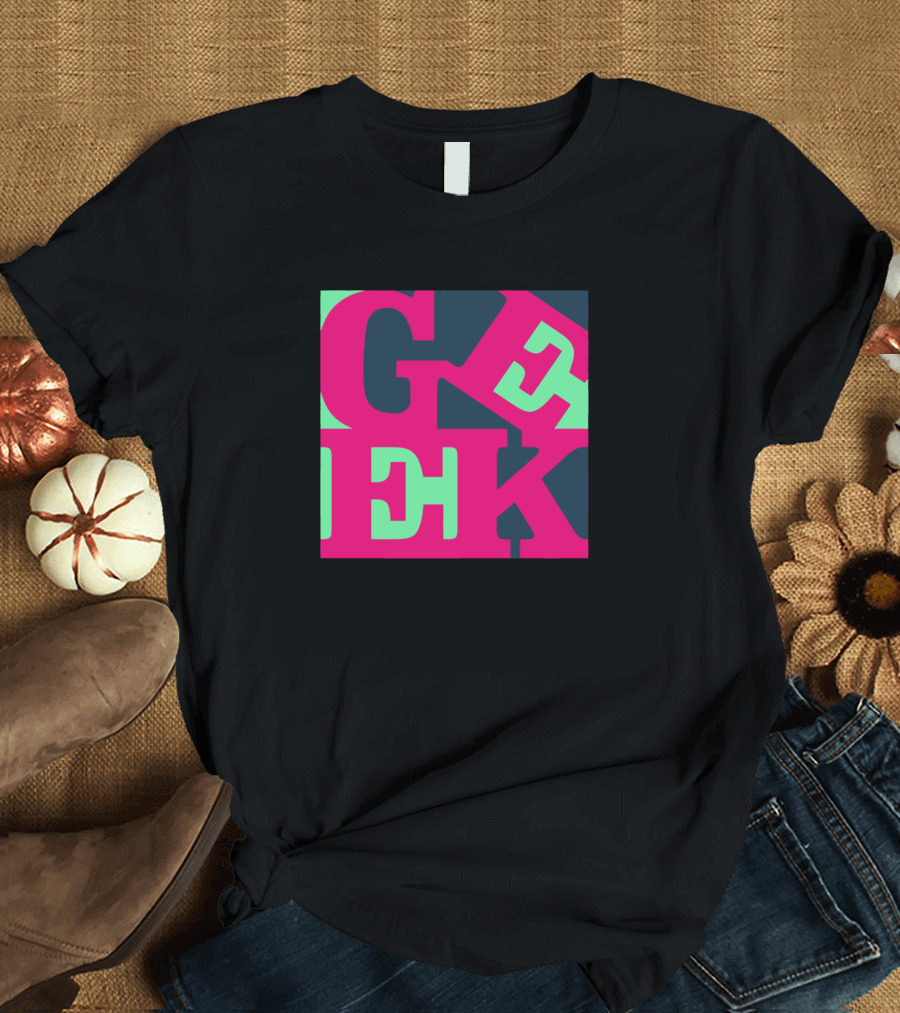 Geek Colorful Block T-Shirt