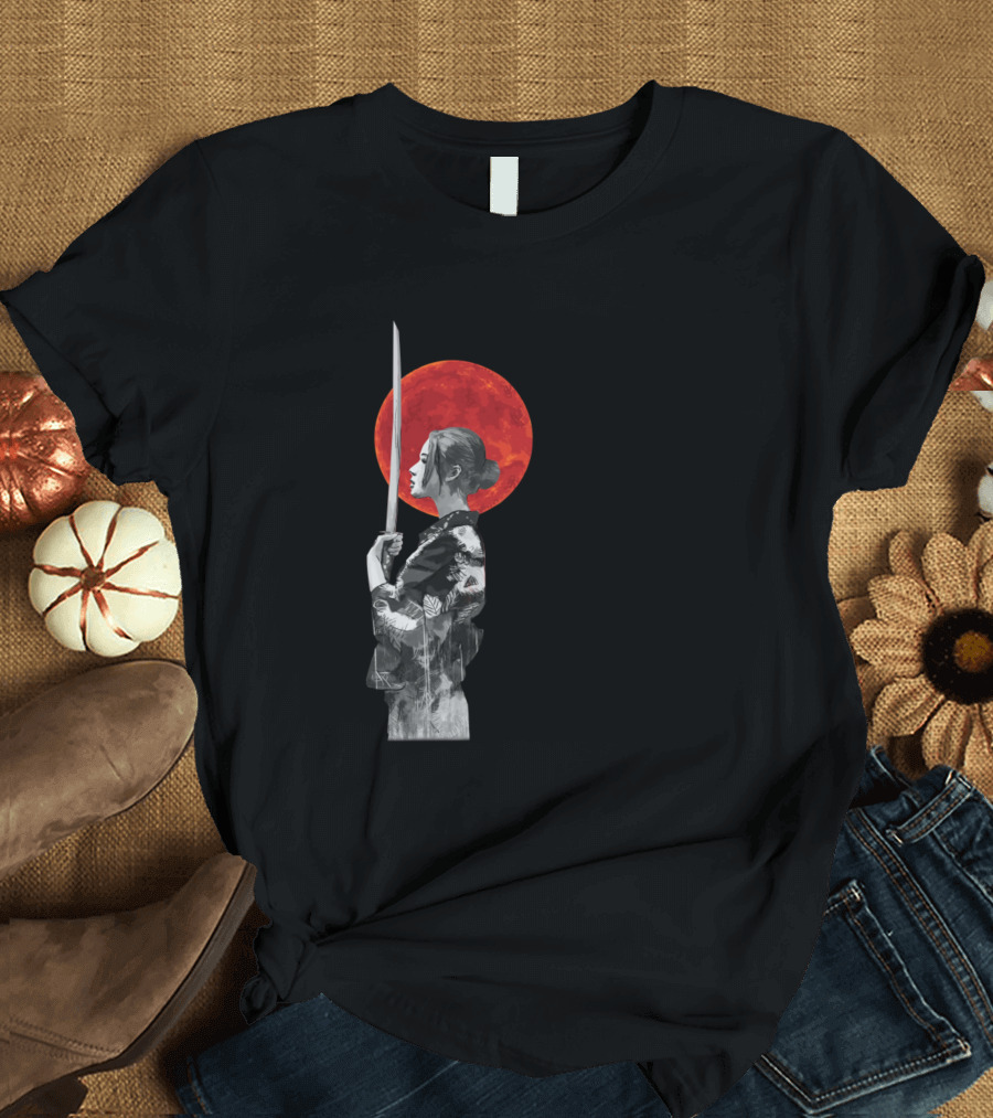 In A World Full Of Princesses Be A Samurai Red Sun Warrior T-Shirt