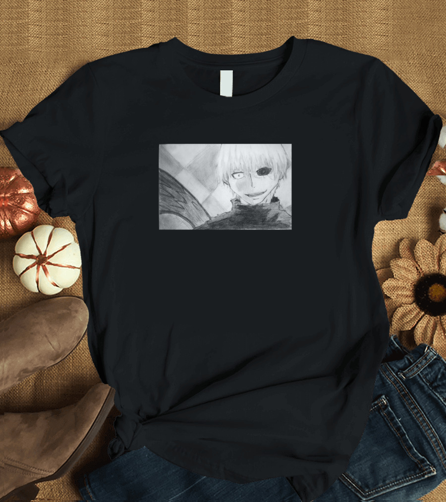 Kaneki Tokyo Ghoul Illustration Fan T-Shirt