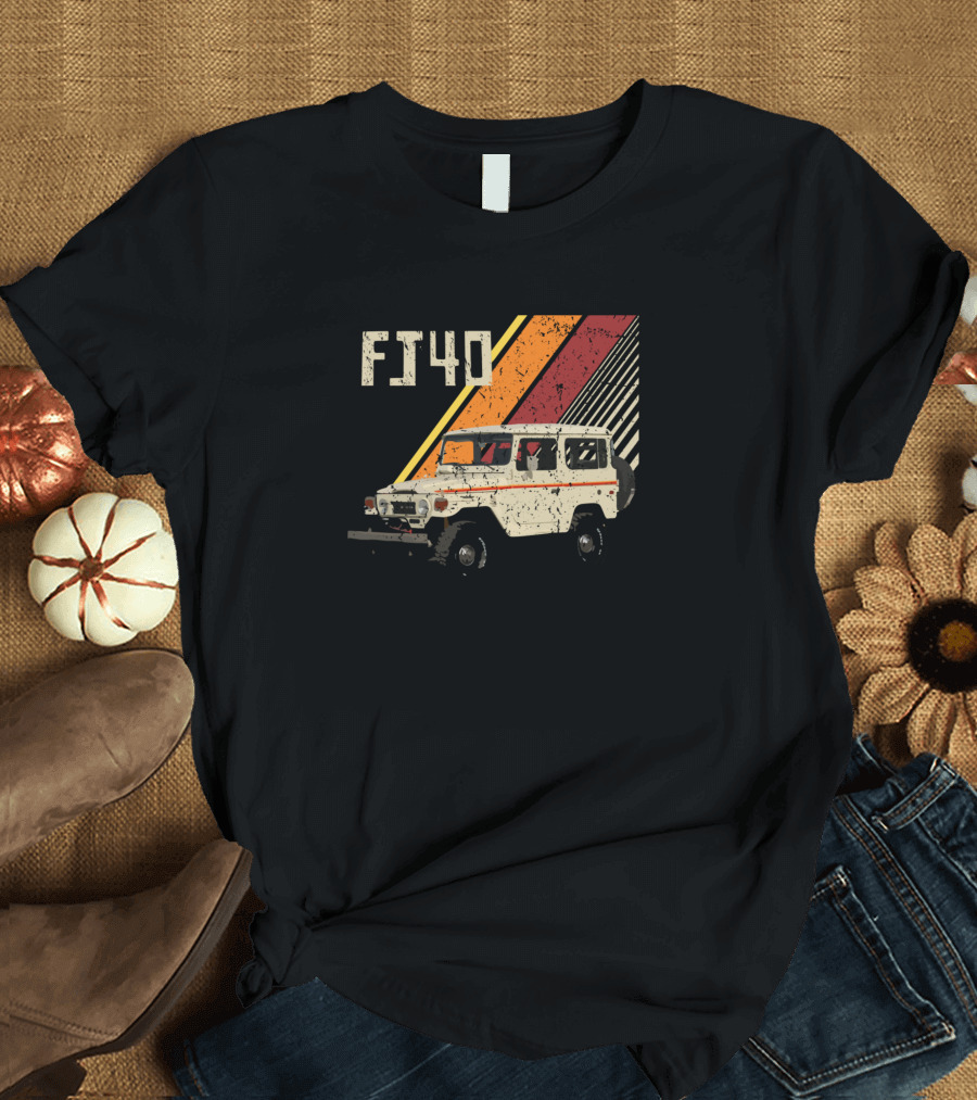 FJ40 Land Cruiser Vintage Off-Road SUV Retro T-Shirt