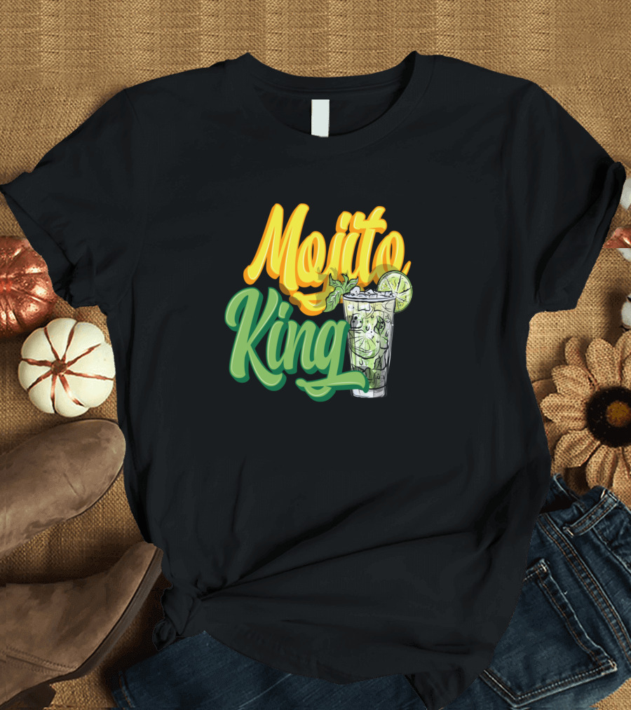 Mojito King Iconic Lime Cocktail Fusion T-Shirt