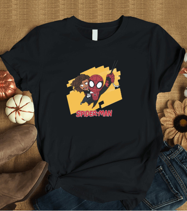 T-Shirt: Spider-Man and MJ Swinging Adventure T-Shirt Spider-Man and MJ Swinging Adventure T-Shirt