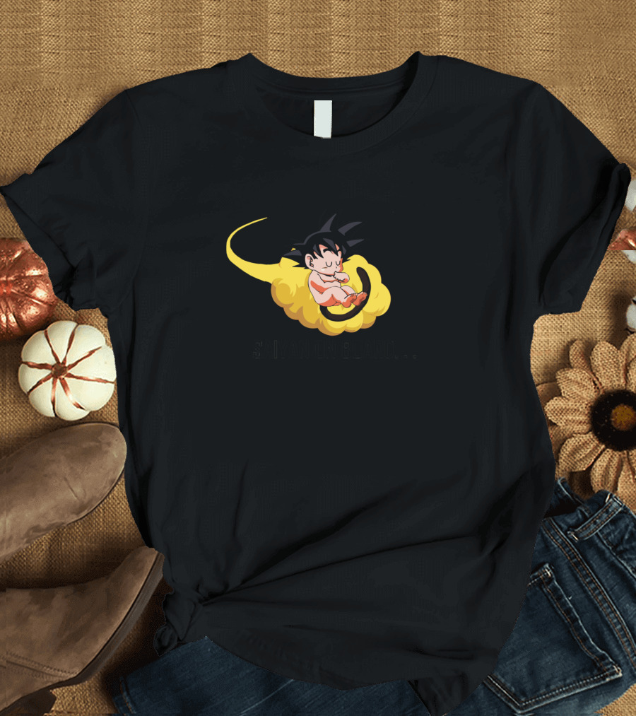 Saiyan On Board Flying Nimbus Baby T-Shirt