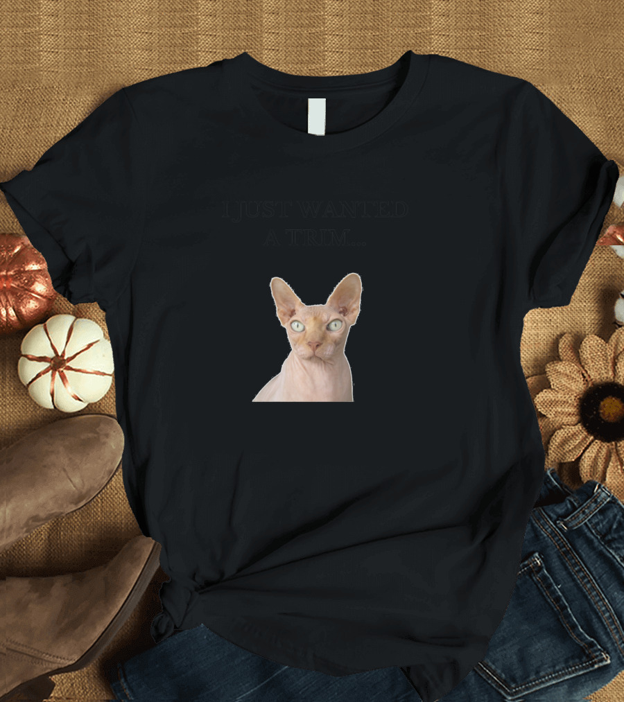 I Just Wanted A Trim Sphynx Cat Humor T-Shirt