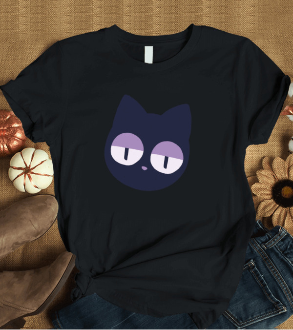 T-Shirt: Black Cat Witch Familiar Iconic Cat Face T-Shirt Black Cat Witch Familiar Iconic Cat Face T-Shirt