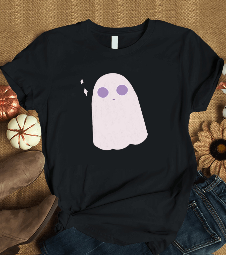 Ghost In The Night Cute Purple Eyes T-Shirt