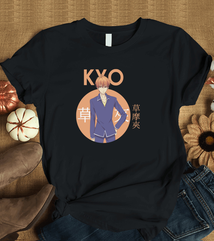 Kyo Sohma Fruits Basket Anime Character Circle T-Shirt