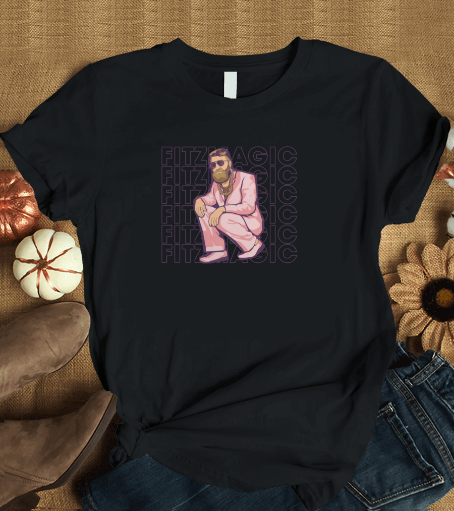 Fitzmagic Cool Suited Figure with Sunglasses T-Shirt