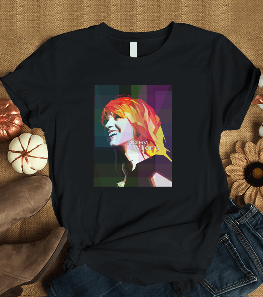 Haley Williams Colorful Geometric T-Shirt