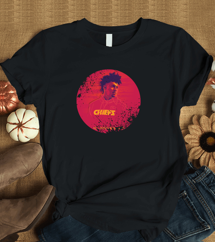 Chiefs Patrick Mahomes Red Circle T-Shirt