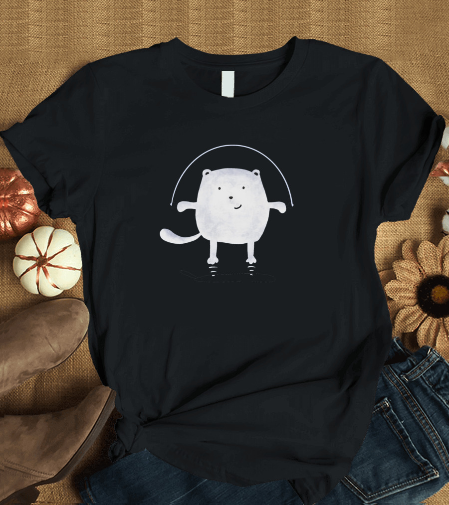 Christmas Tree Jumping Bear T-Shirt