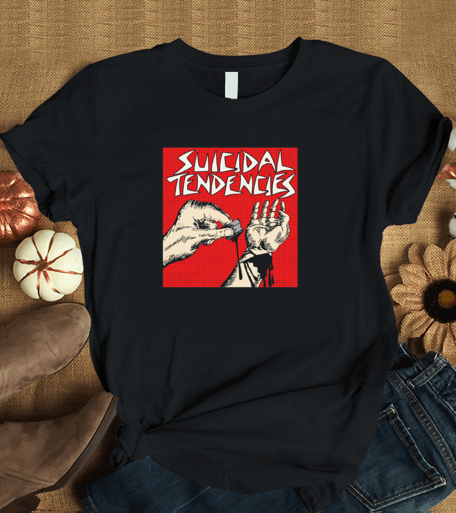 Suicidal Tendencies Rock Music Band Razorblade T-Shirt