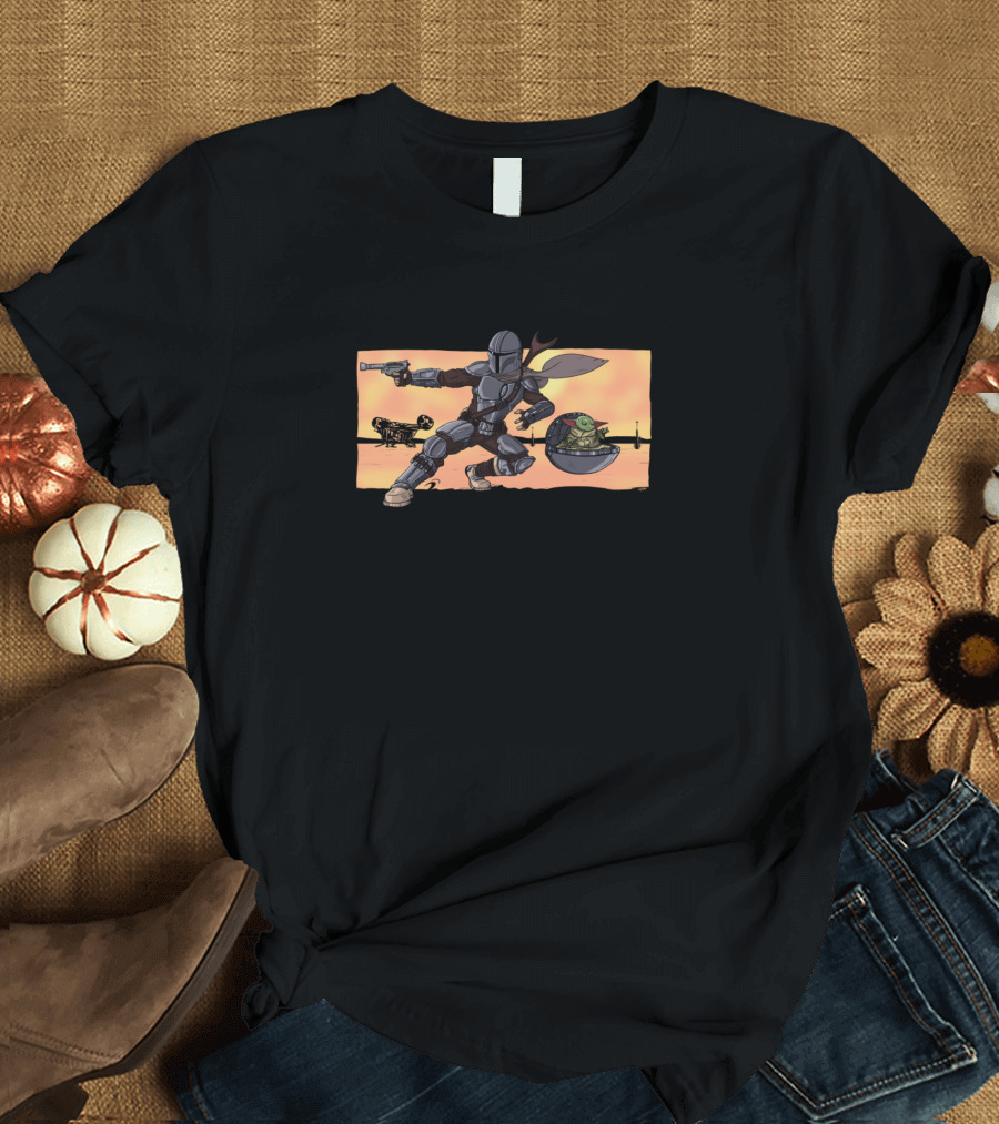 The Mandalorian and Baby Yoda Star Wars T-Shirt