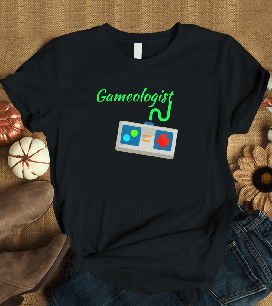 Gameologist Vintage Controller Retro Gamer T-Shirt