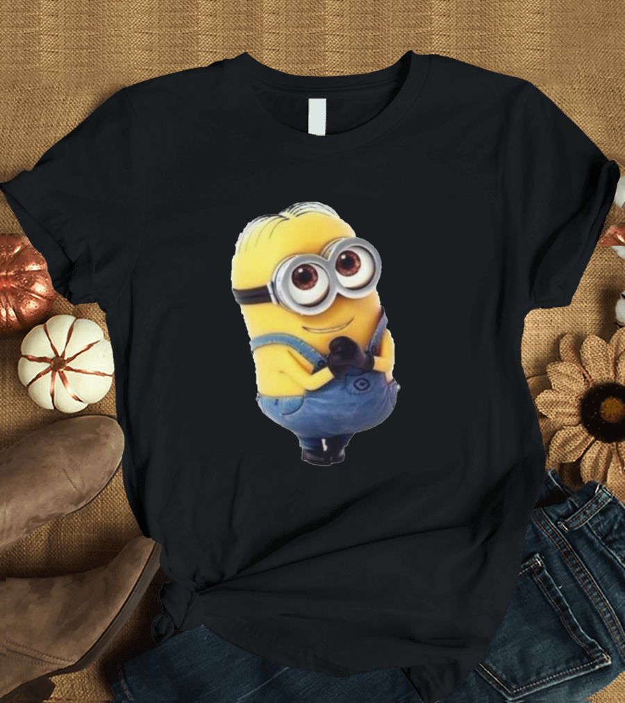 Minions Despicable Character in Denim Overalls T-Shirt