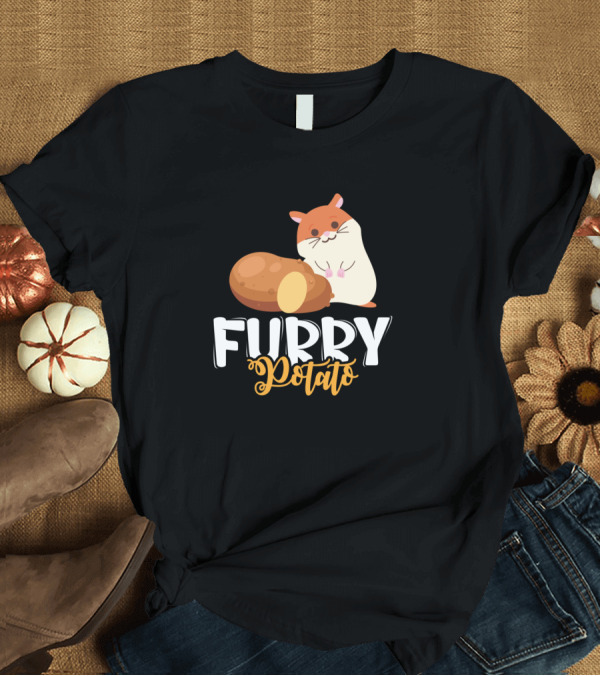 T-Shirt: Furry Potato Guinea Pig Hamster T-Shirt Furry Potato Guinea Pig Hamster T-Shirt