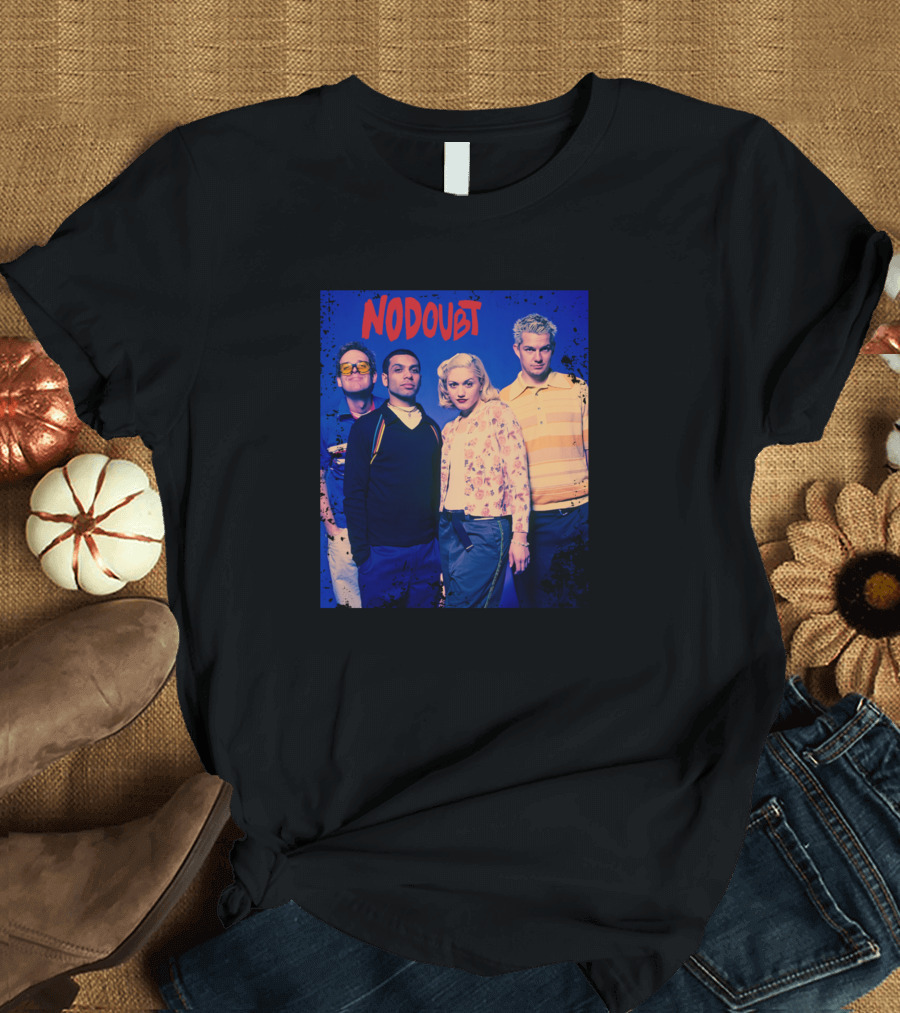 No Doubt Band Members Vintage Photo Album Cover T-Shirt