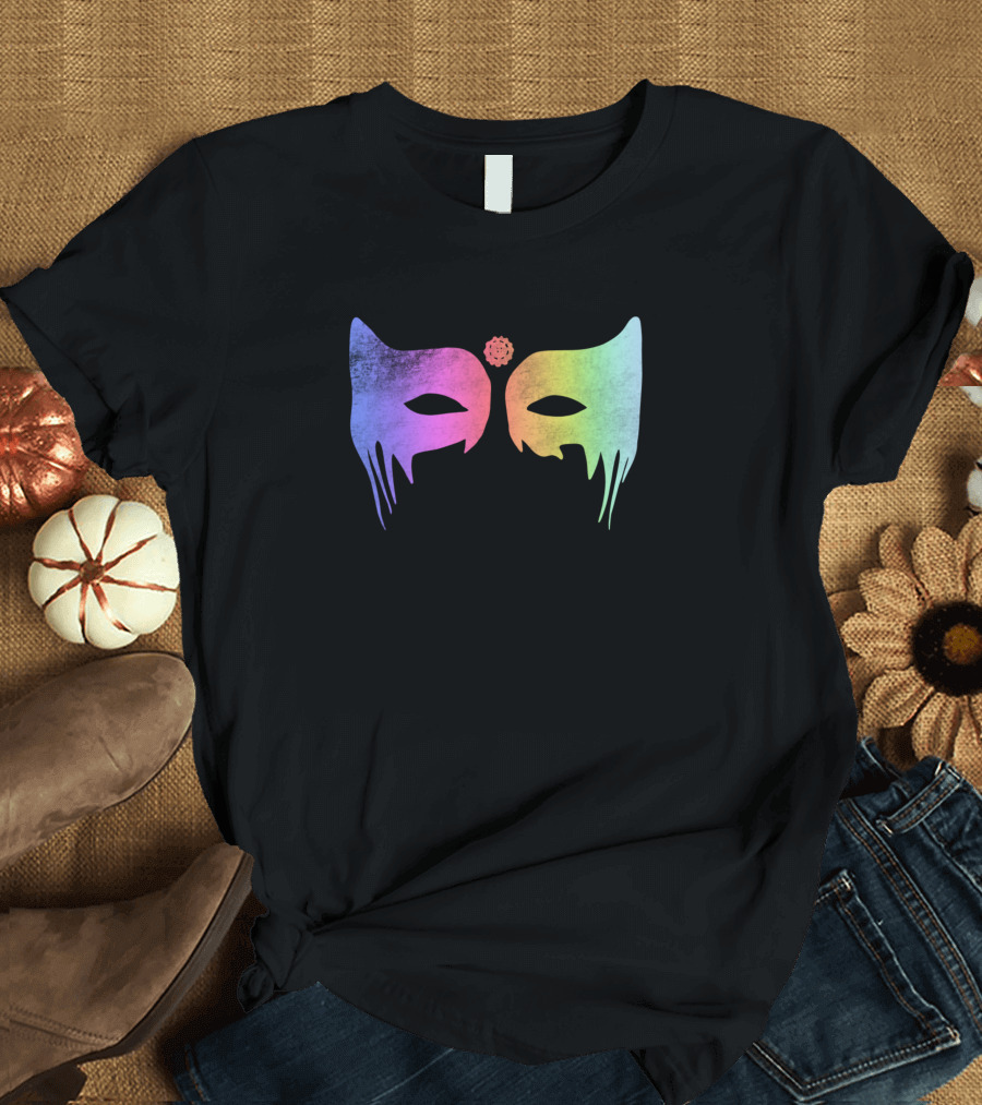 Lexa Heda Commander Pride Rainbow War Paint Face Tattoo T-Shirt