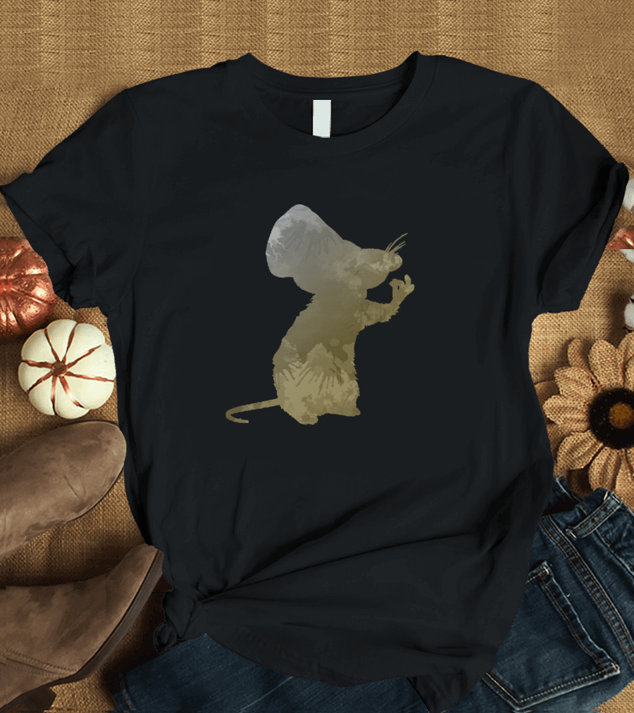 Rat Inspired Silhouette Chef Hat T-Shirt