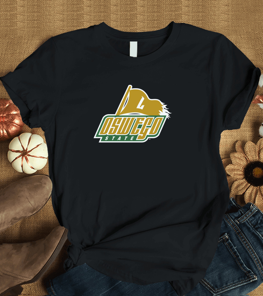 Oswego State Flag Logo Lakers T-Shirt