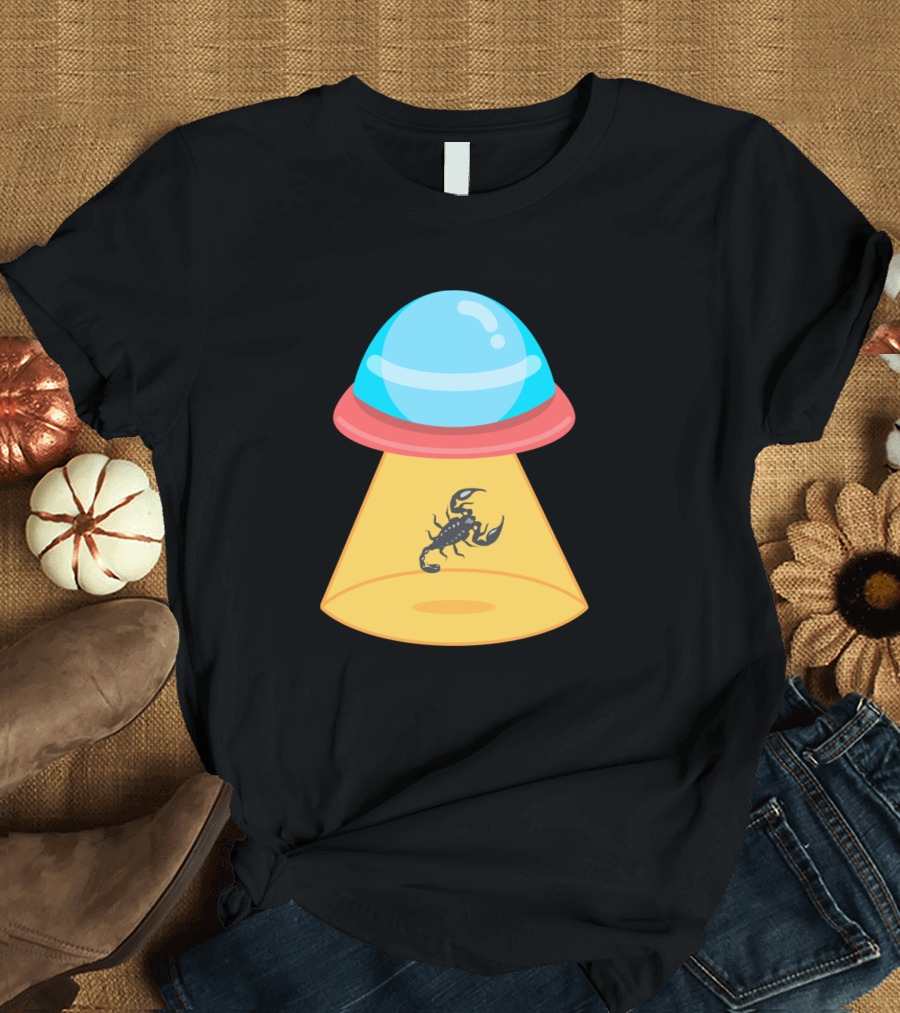 UFO Abduction Featuring Scorpion Capture T-Shirt