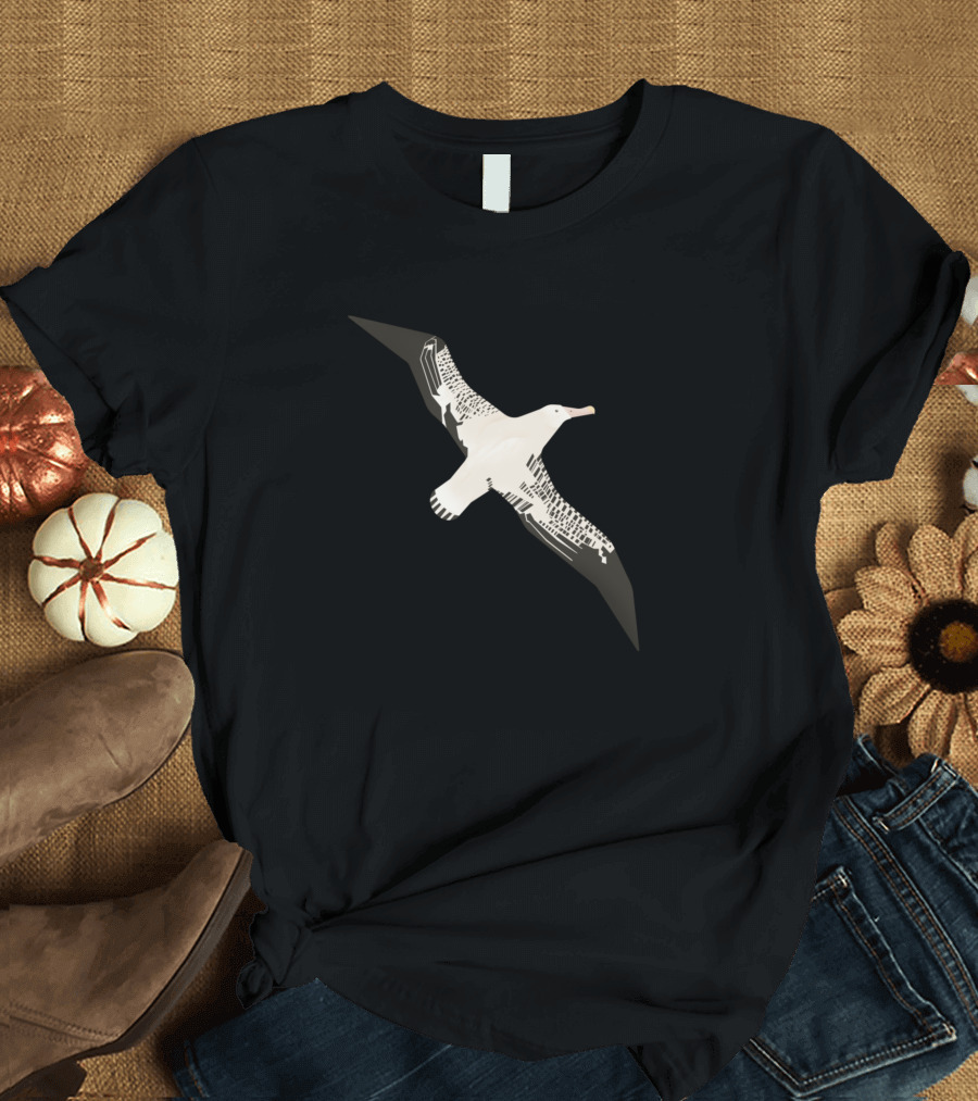 Wandering Albatross in Flight Over T-Shirt