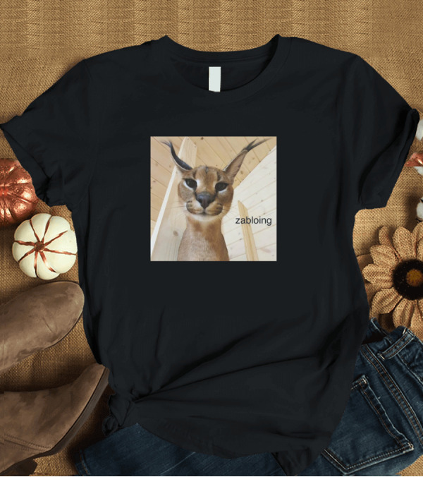 T-Shirt: Zabloing Cat Meme Funny Animal Image T-Shirt Zabloing Cat Meme Funny Animal Image T-Shirt