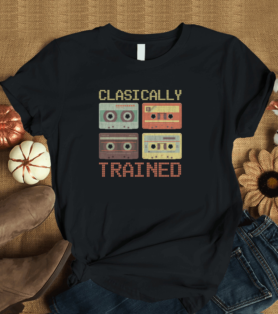 Classically Trained Vintage Retro 80s Cassette Tapes T-Shirt