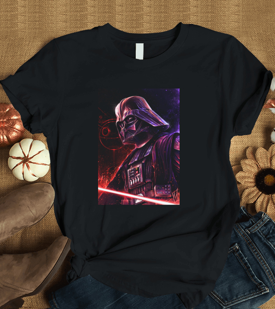 Darth Vader Star Wars Sith Lord Red Lightsaber Cosmic T-Shirt