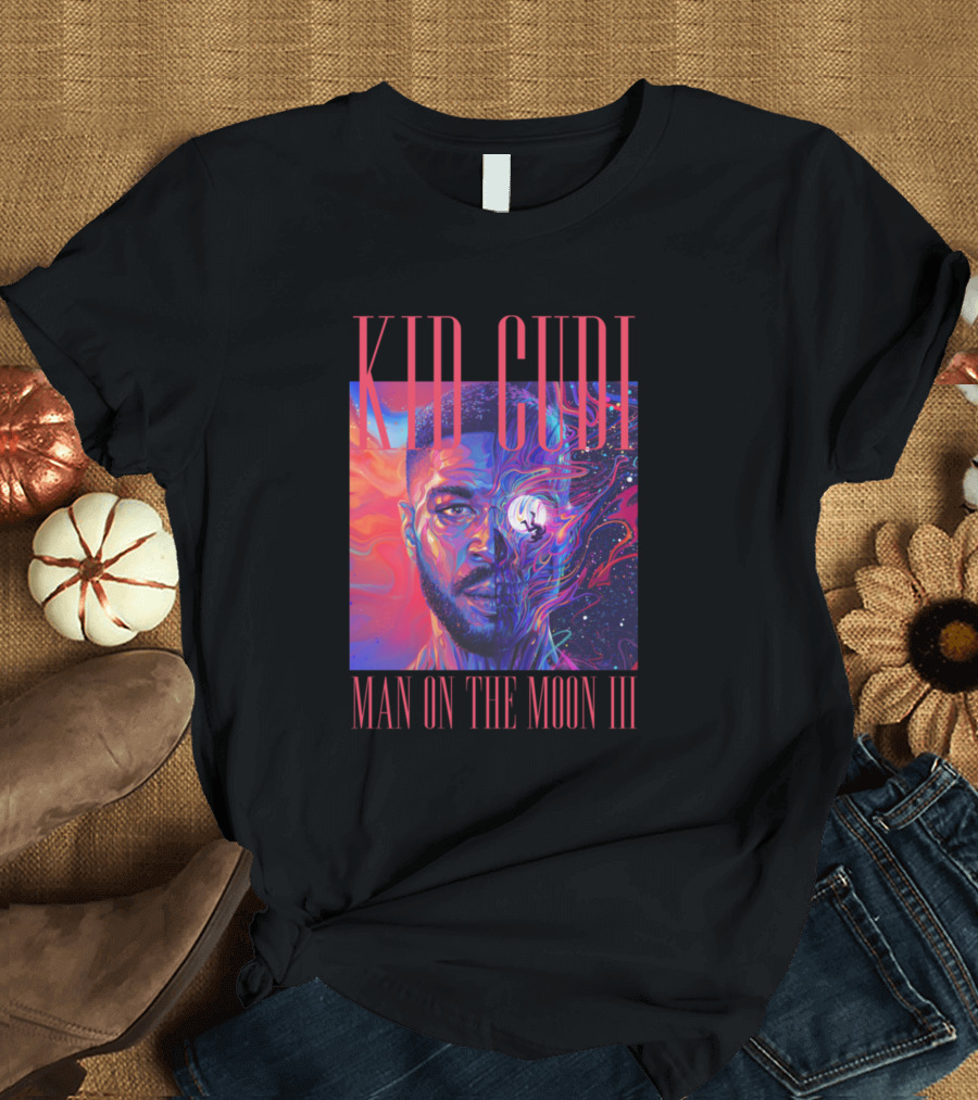 KID CUDI Man On The Moon III Album Cover T-Shirt