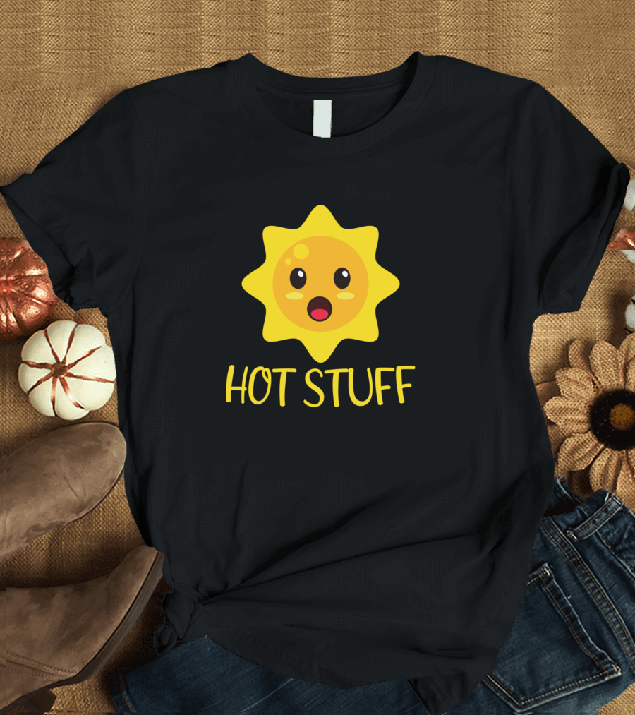 Hot Stuff Kawaii Expression Sun T-Shirt