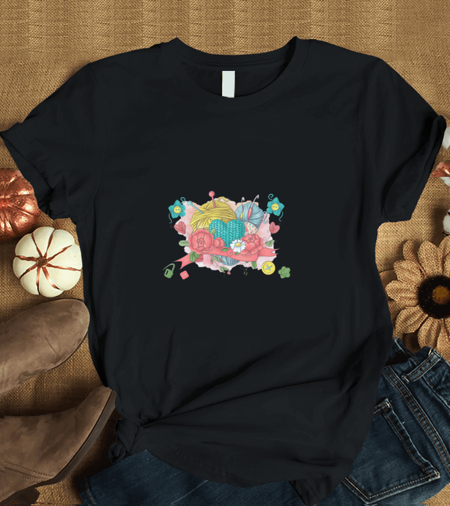 Never Underestimate A Lady Who Loves Crocheting And Was Born In January T-Shirt