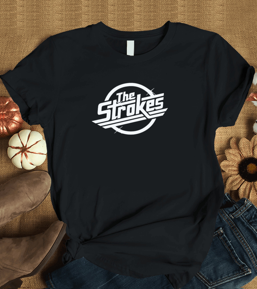 The Strokes Logo White T-Shirt