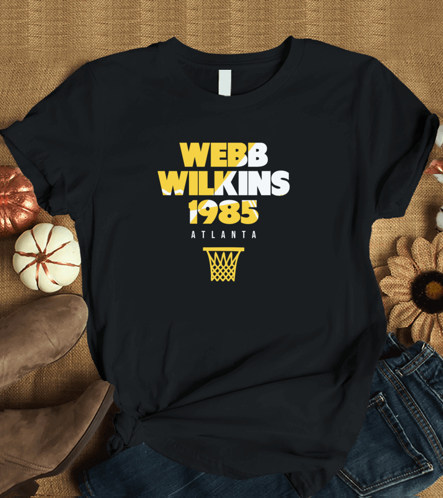 Webb Wilkins 1985 Atlanta Basketball T-Shirt