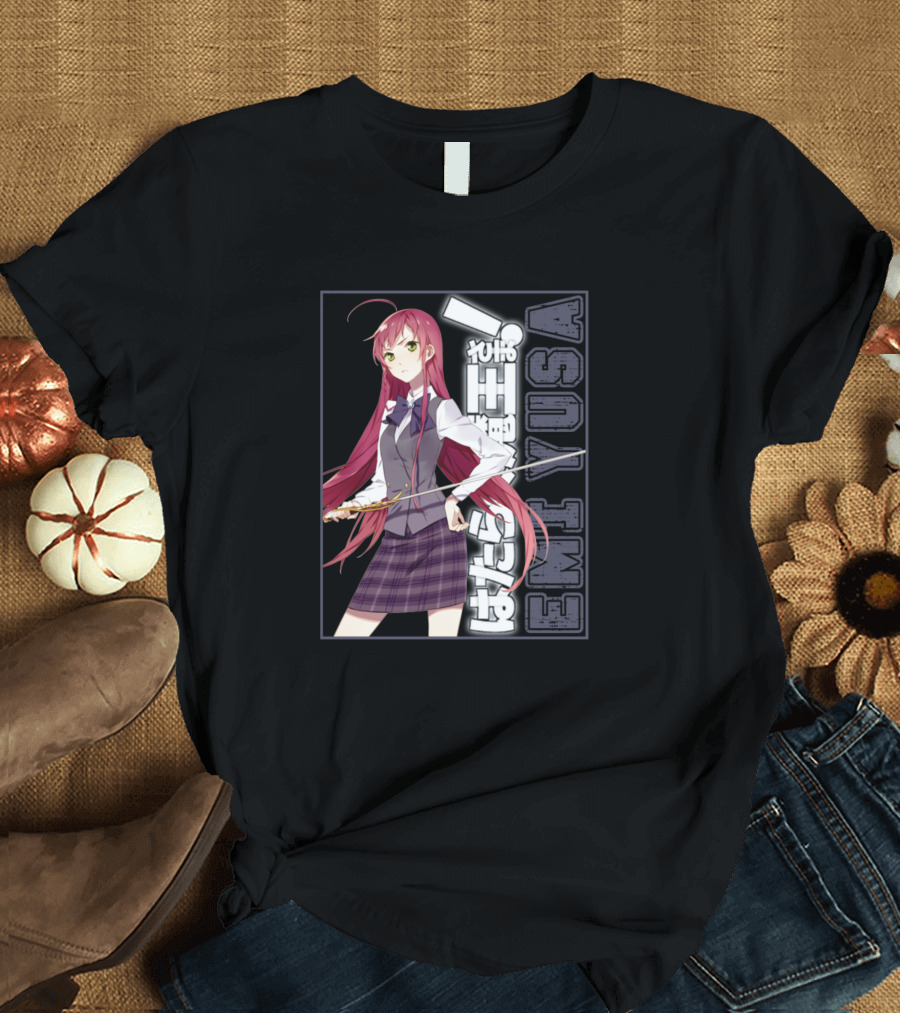 Yusa Emi Hataraku Mao Sama Emi Yusa Character T-Shirt