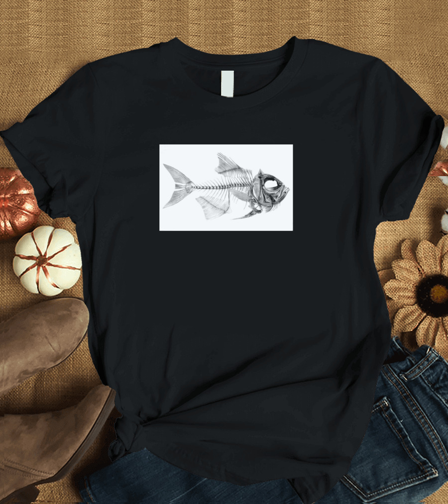 Squelette Poisson Skeletal T-Shirt