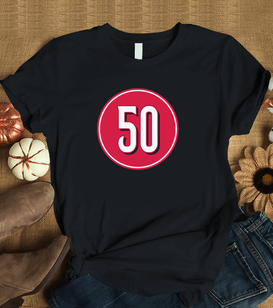 Amir Garrett Number 50 Cincinnati Reds Jersey T-Shirt