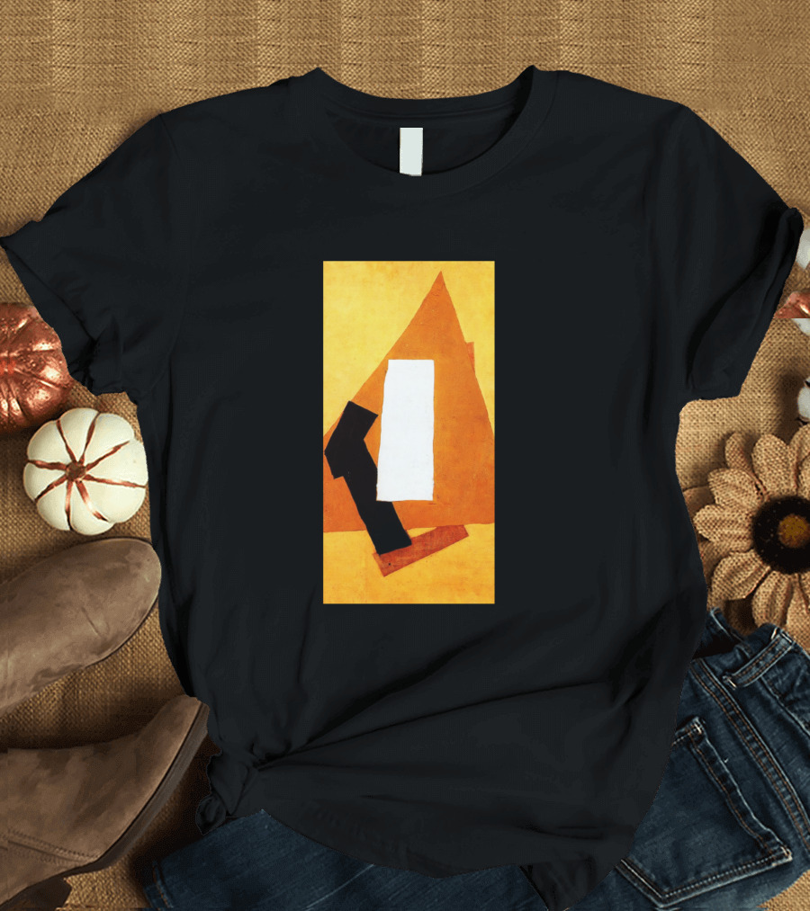 High Resolution Geometrical Composition of the Guitar Abstract Shapes T-Shirt