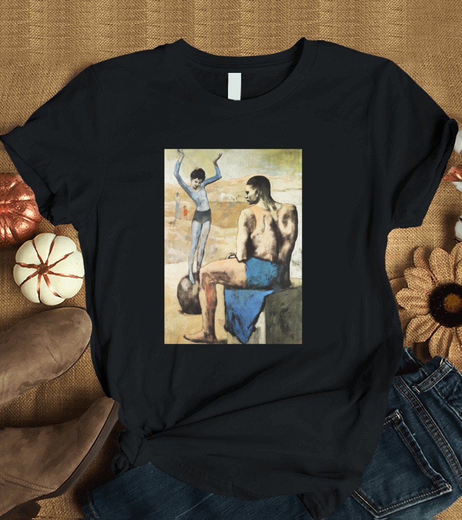 High Resolution Girl and Acrobat by Pablo Picasso T-Shirt