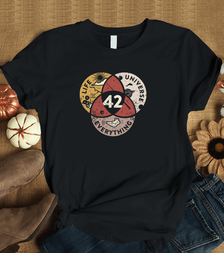 Life Universe Everything 42 Oh No Answer to Everything T-Shirt
