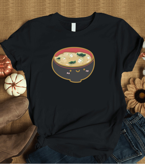 T-Shirt: Miso Soup Kawaii Doodle Smile T-Shirt Miso Soup Kawaii Doodle Smile T-Shirt