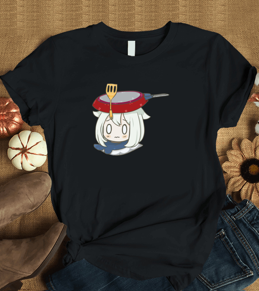 Paimon Teflon Cooking Pan Genshin Impact T-Shirt